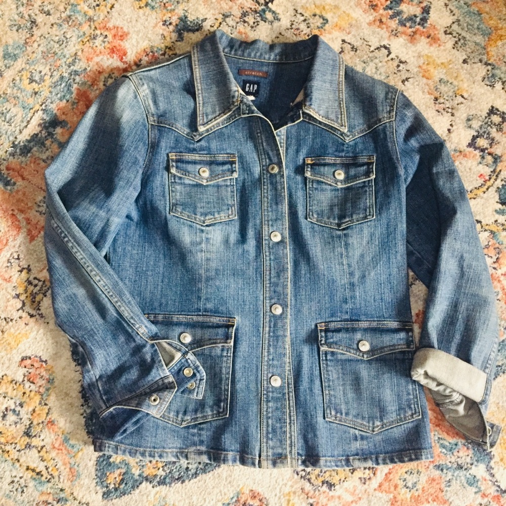 Gap Stretch Denim Jacket Collection - image 1